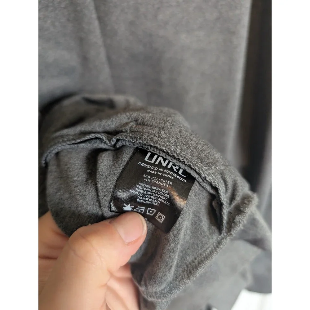 2xl UNRL x MN Wild Crossover Grey Large Logo Sweatshirt XXL Minnesota Hockey